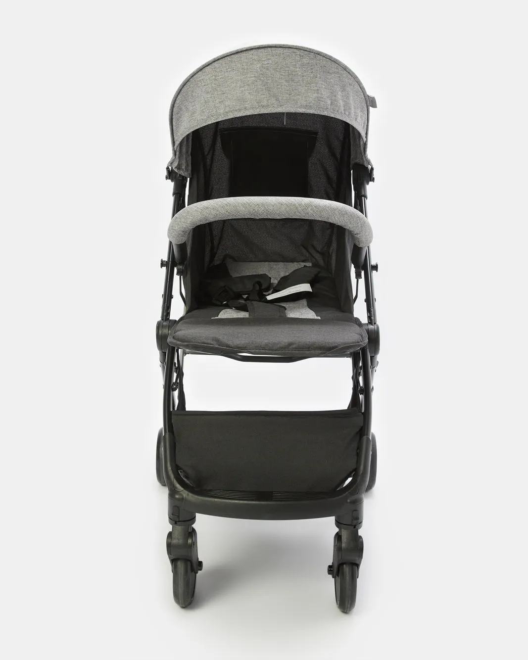 Grey Baby Single Foldable Stroller