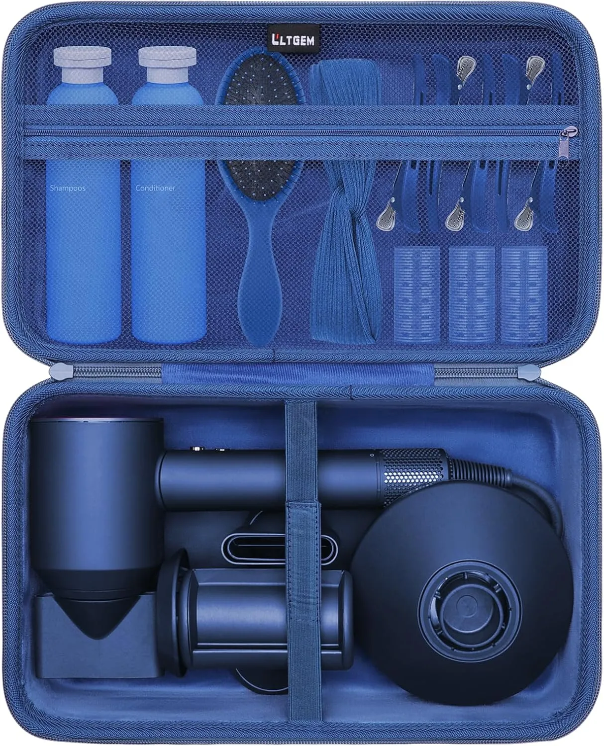 Hair Dryer Case Compatible with Dyson Supersonic Hair Dryer, Laifen SE/SE Lite, Slopehill 1902, Cosy Companions ZCY883, ANNE BETTY Blow Dryer Cases, Blow Dryer Storage Cases, Blue(Case Only)