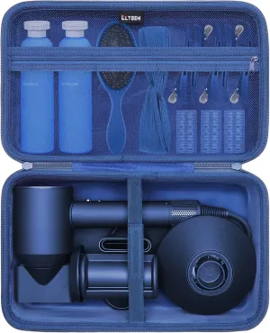 Hair Dryer Case Compatible with Dyson Supersonic Hair Dryer, Laifen SE/SE Lite, Slopehill 1902, Cosy Companions ZCY883, ANNE BETTY Blow Dryer Cases, Blow Dryer Storage Cases, Blue(Case Only)
