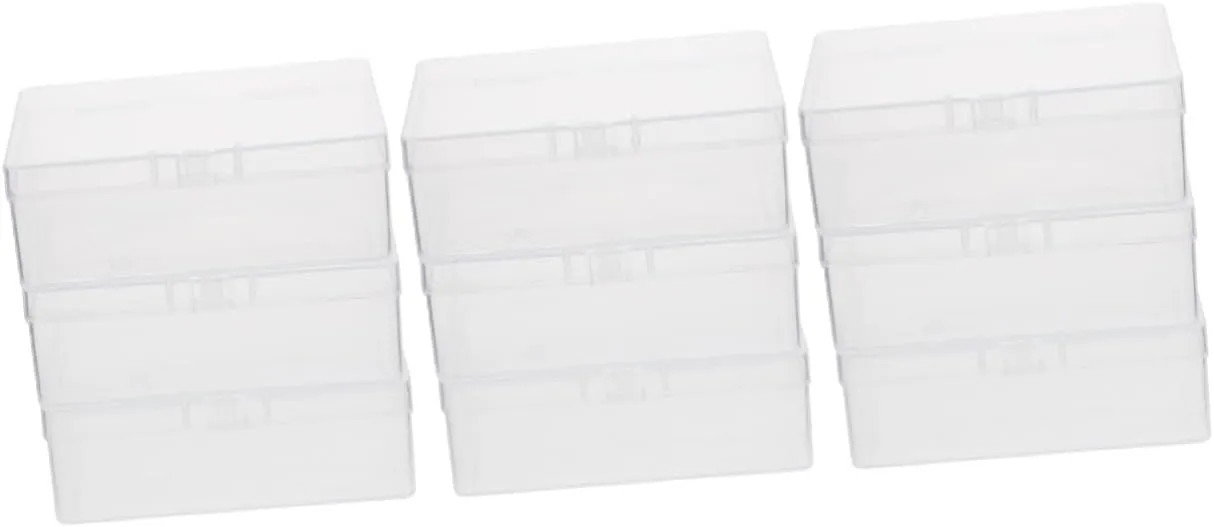 HANABASS 3sets 3pcs Playing Card Storage Boxes Organizer for Poker Cards and Game Accessories Snaps Closed Design for Easy Access and Visibility 3pcs*3