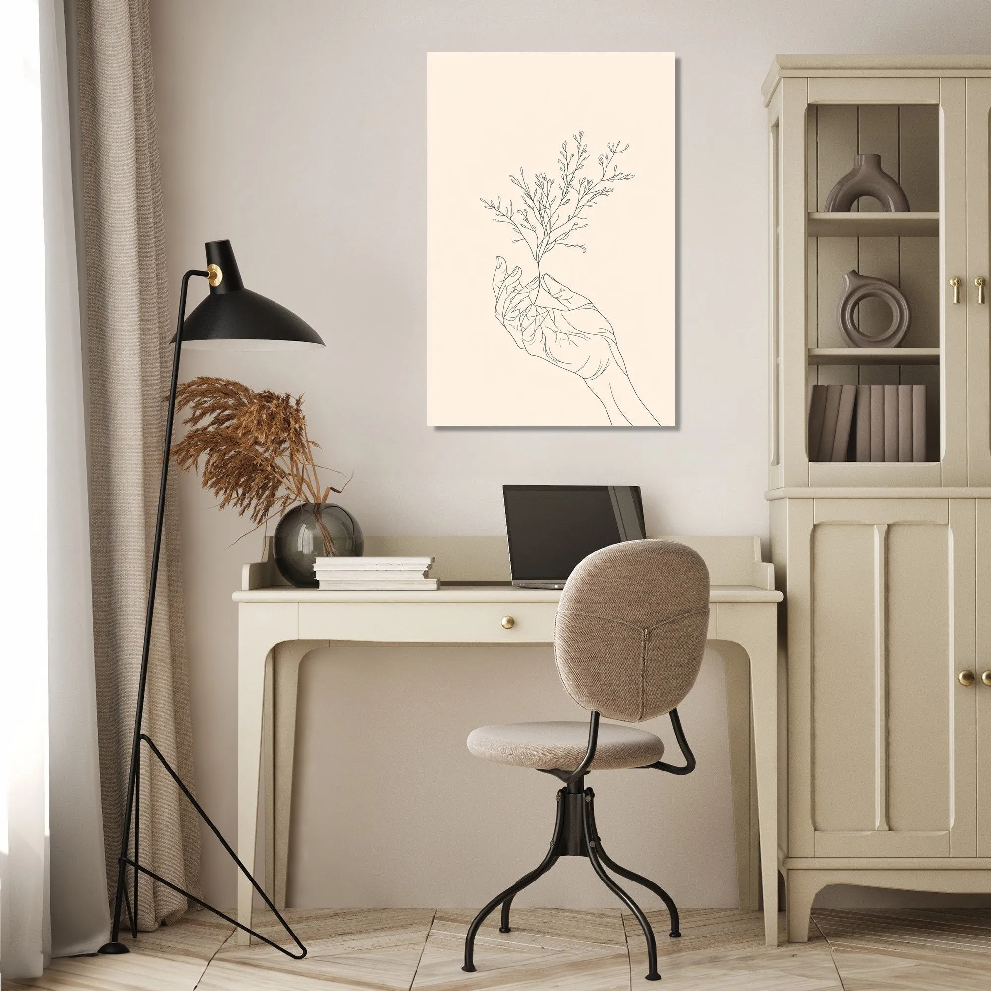 Hand and Plant Canvas