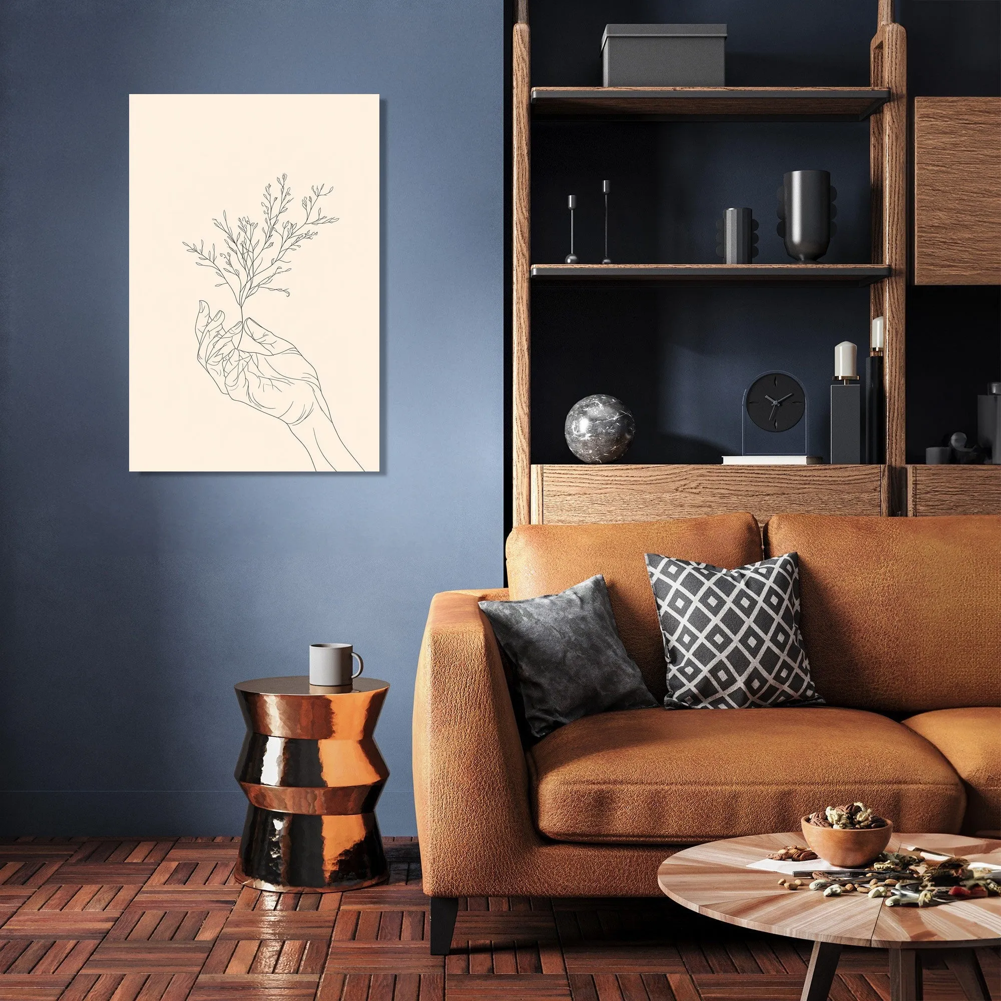 Hand and Plant Canvas