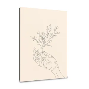 Hand and Plant Canvas