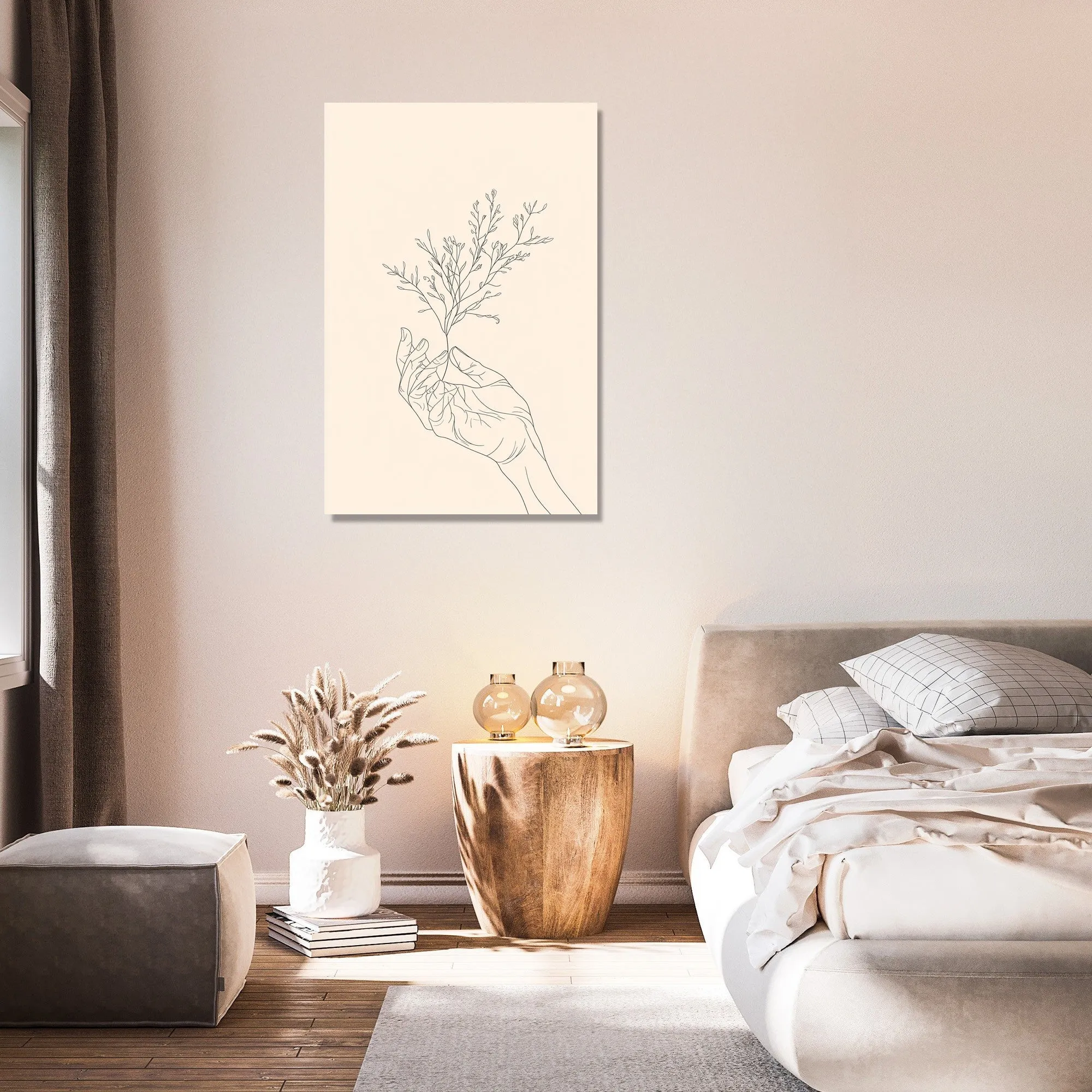 Hand and Plant Canvas
