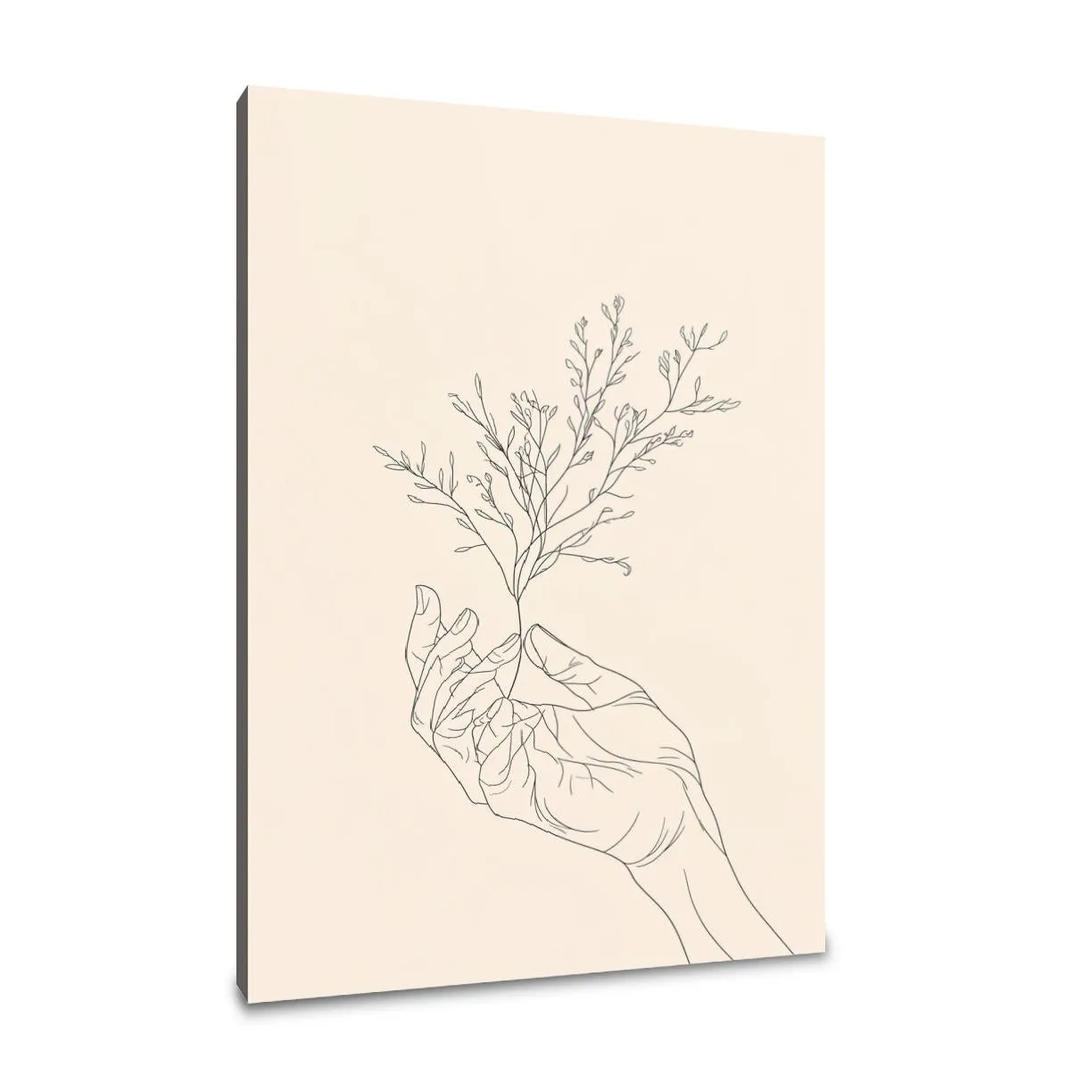 Hand and Plant Canvas