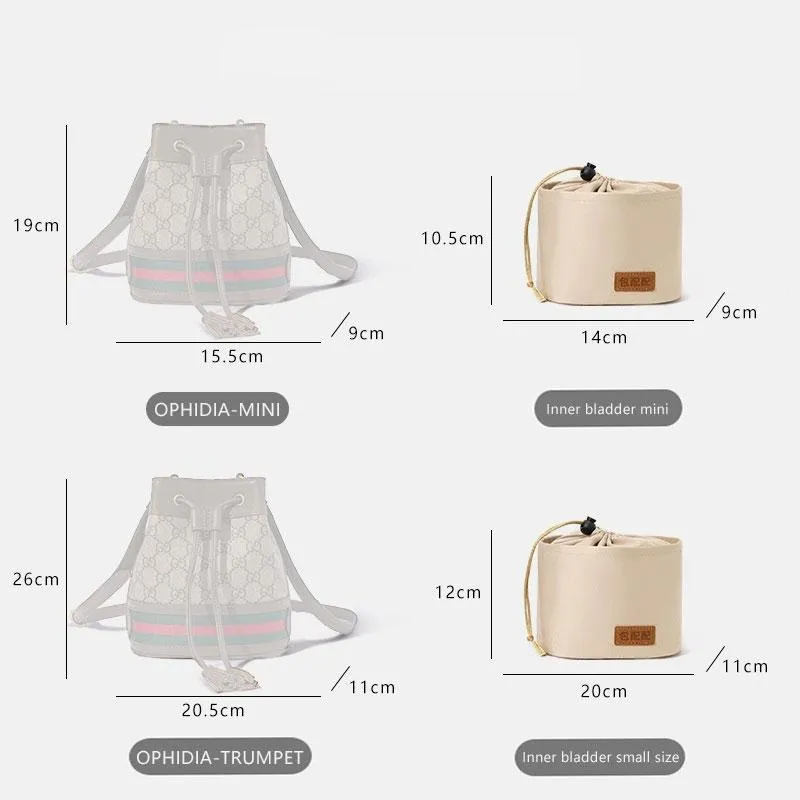 Handbag Organizer For Gucci bucket bag shape | Designer Purse Insert  | Bag Liner | Bag Insert Organizer | Gucci Organizer | Bag Organizer | Luxury bag |  Bag protector | GG Bag