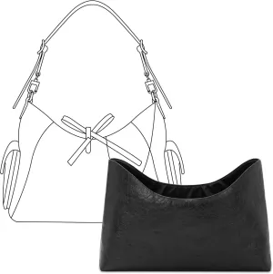 Handbag Organizer Insert for LV CarryAll Cargo Vibe PM, Custom Fit Inside Premium Matte Black Lightweight WaterResistant Purse Insert with Cup Holder Accessories