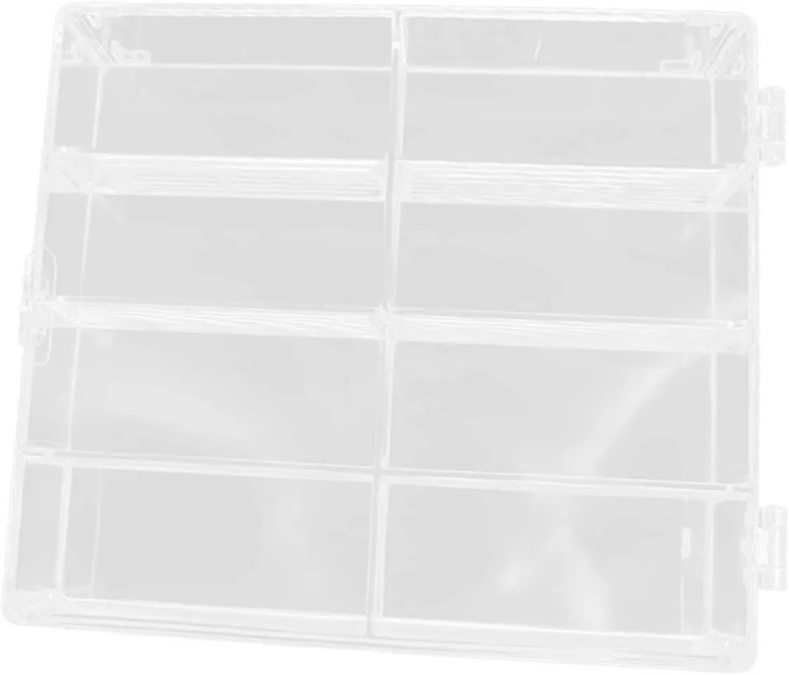 Handicrafts Storage Box Plastic Display Case Multi-Layered Organizer for Action Figures