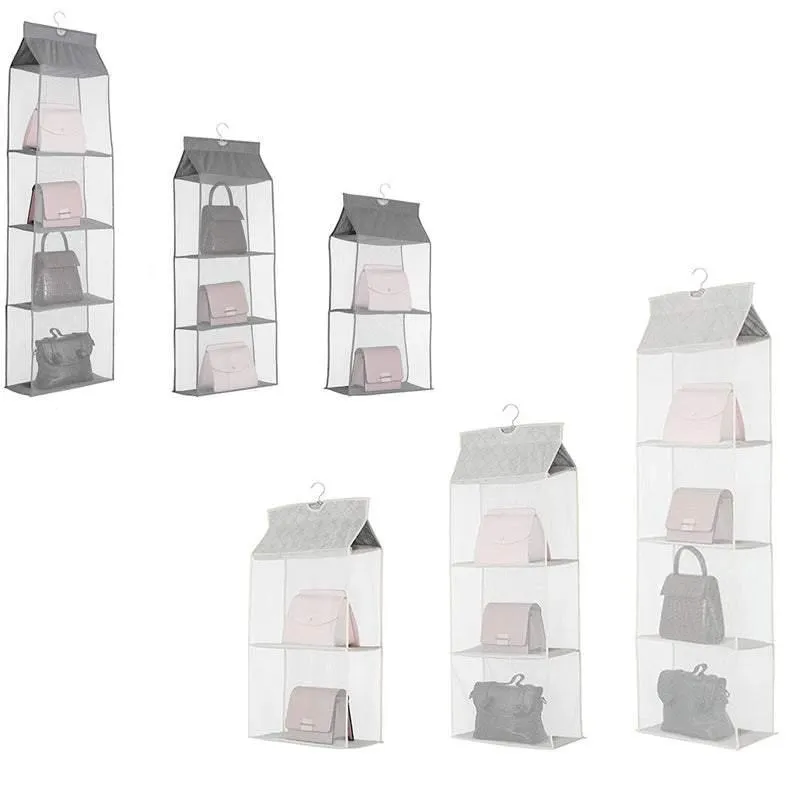 Hanging Handbag Organizer 1PC 3Colours 3Sizes Non-woven Fabric