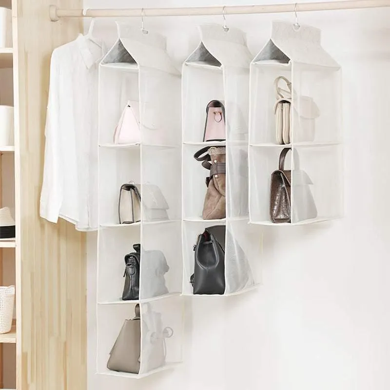 Hanging Handbag Organizer 1PC 3Colours 3Sizes Non-woven Fabric