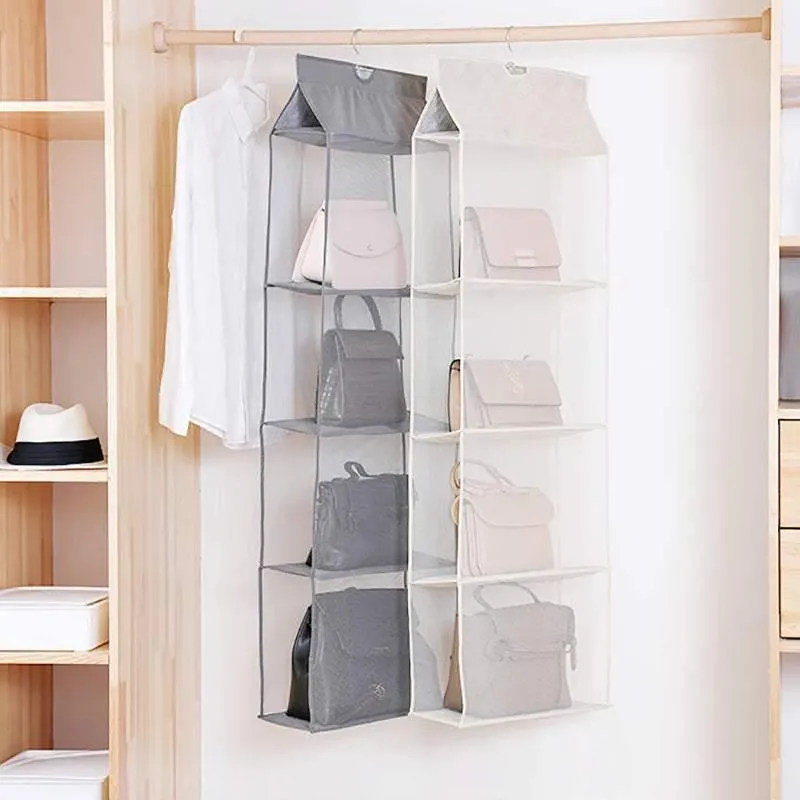 Hanging Handbag Organizer 1PC 3Colours 3Sizes Non-woven Fabric