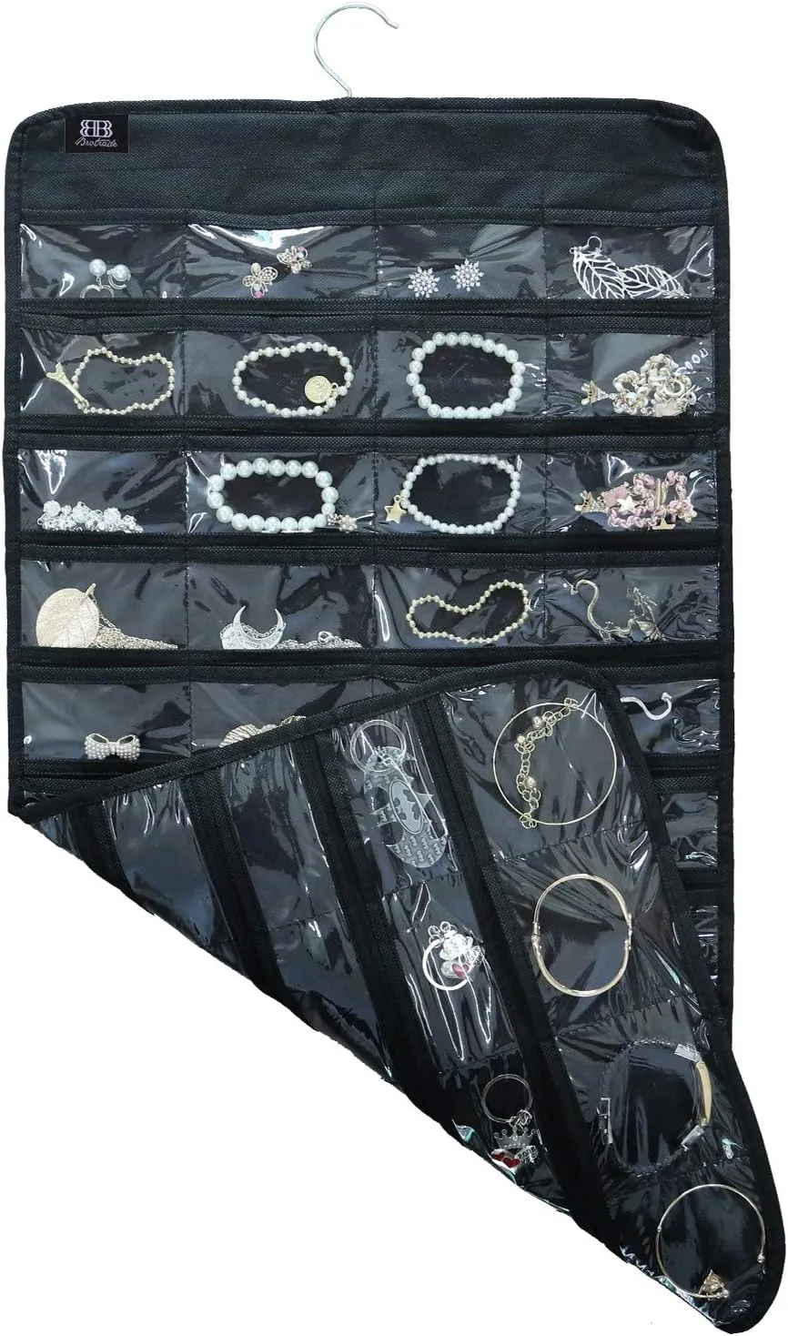 Hanging Jewelry Organizer,Accessories Organizer,80 Pocket Organizer for Holding Jewelries