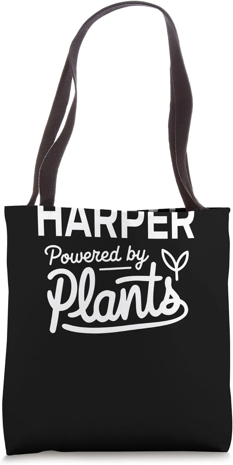 HARPER Powered by Plants Personalized Gift For Plant Moms Tote Bag