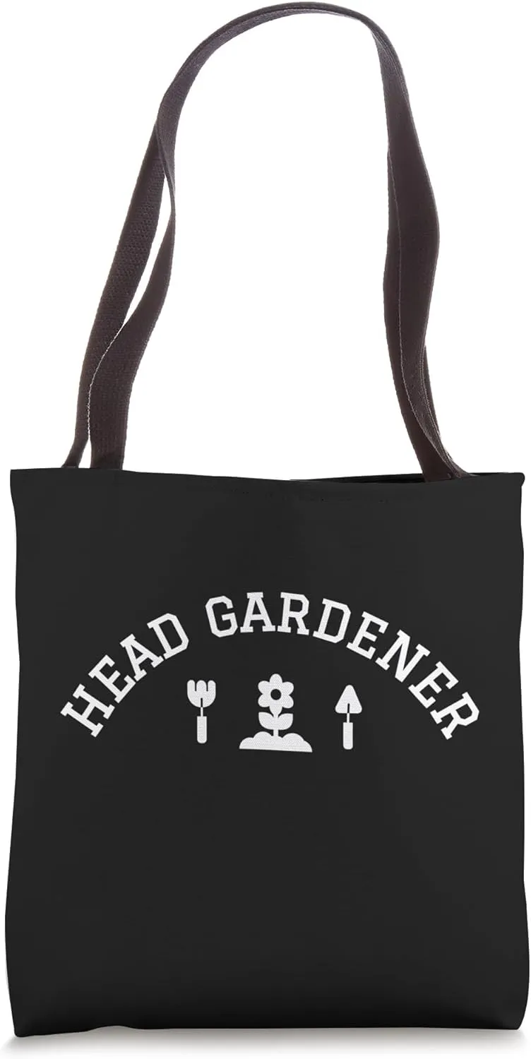 Head Gardener Funny Gardening Plants Horticulture Flower Fan Tote Bag