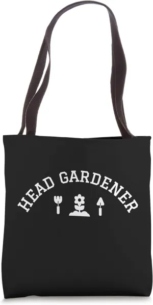 Head Gardener Funny Gardening Plants Horticulture Flower Fan Tote Bag