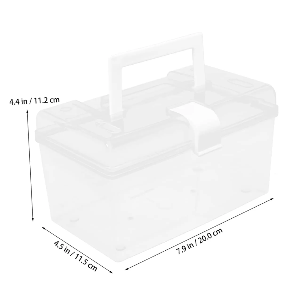 HEALLILY 1set Storage Box Rectangular Holder LED Lids with Facemask Case Clear Travel Facial Mask Multifunctional Mask Dispenser Face Mask Dispenser Transparent Plastic 2pcs