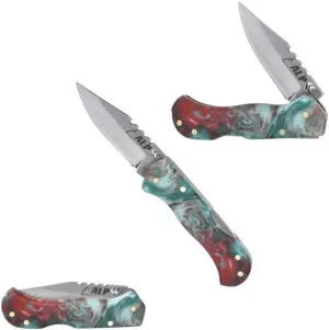 Heavy-Duty Cold Steel Folding Knife - Practical EDC & Outdoor Companion with 4034 Steel Blade