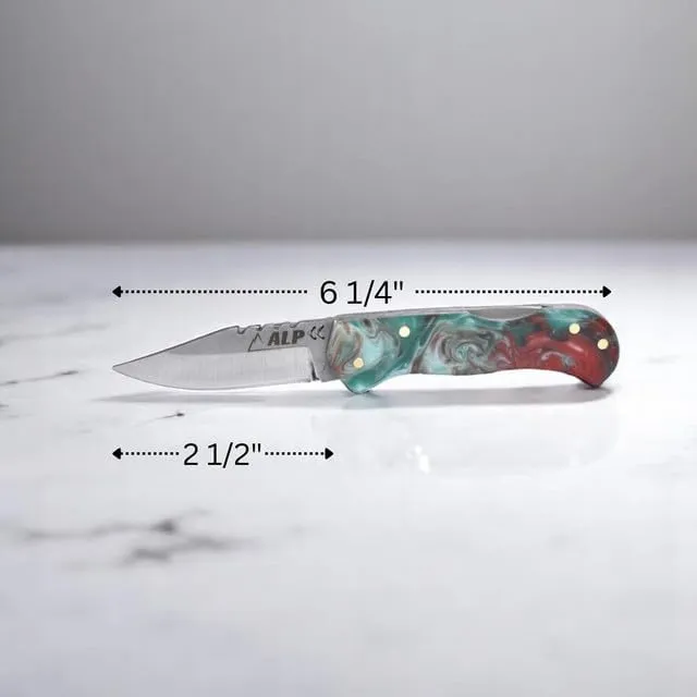 Heavy-Duty Cold Steel Folding Knife - Practical EDC & Outdoor Companion with 4034 Steel Blade