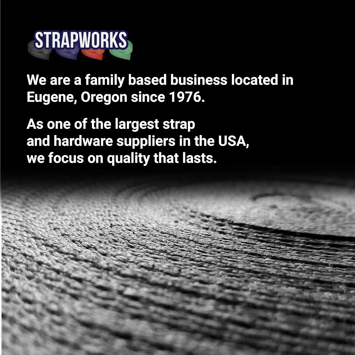Heavyweight Polypropylene Webbing - Heavy Duty Poly Strapping for Outdoor DIY Gear Repair, 1.5 Inches