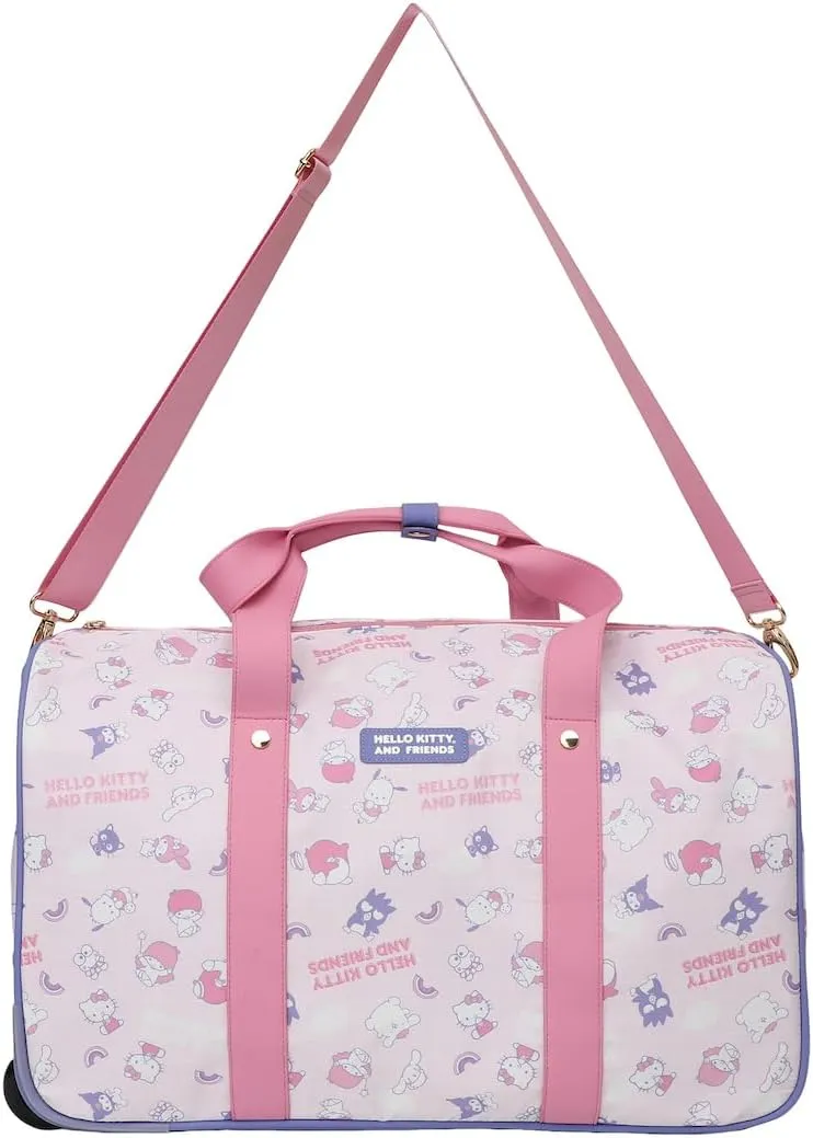 Hello Kitty & Friends Wheeled Duffle Carry-on Luggage