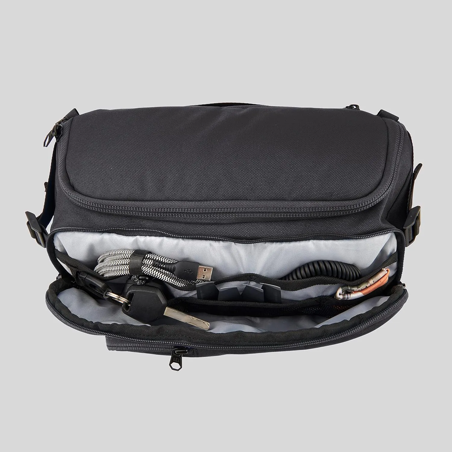 Hex Ranger DSLR Sling, Black, with Adjustable Carry Straps, Collapsible Interior Dividers & More, Black
