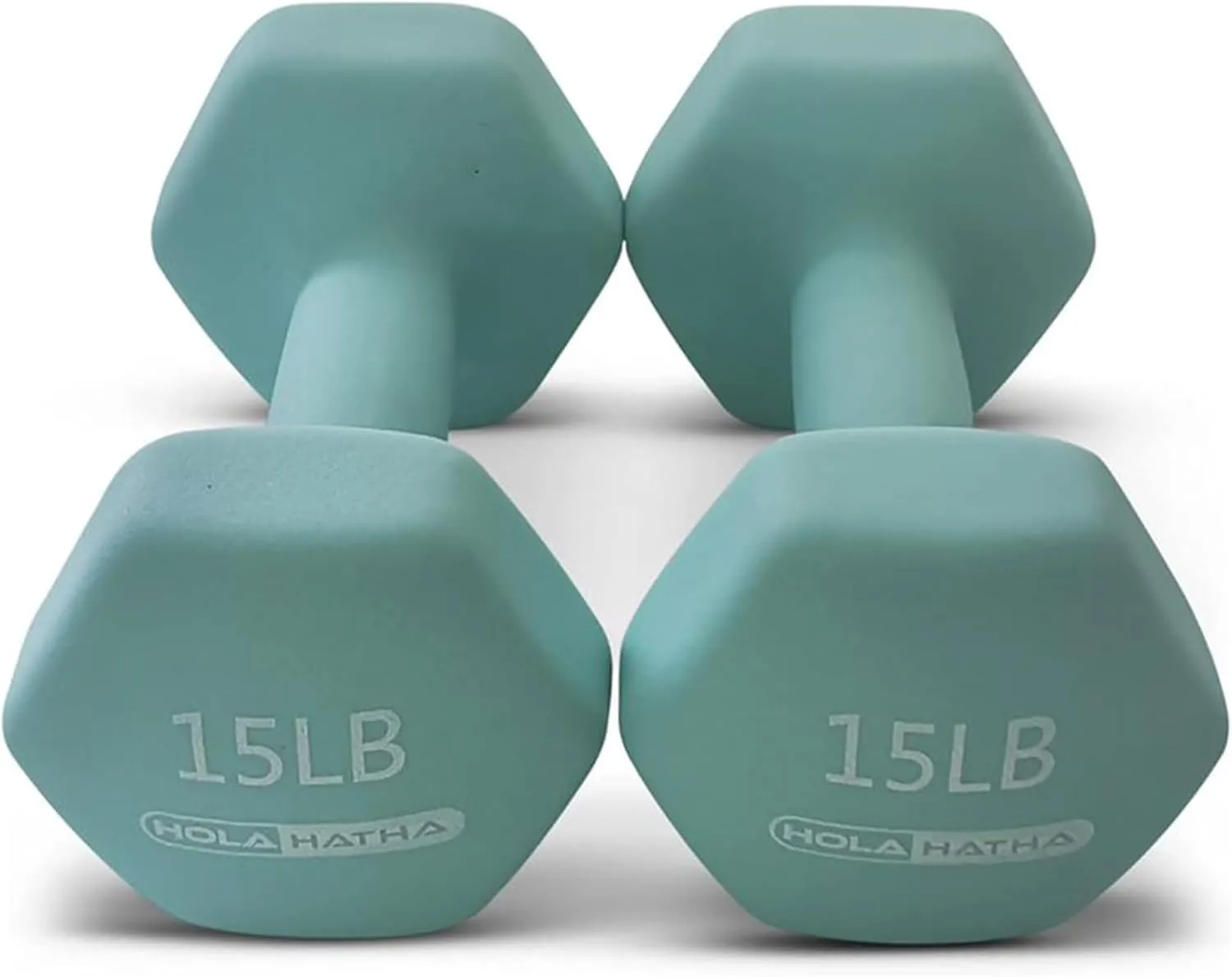 HolaHatha Neoprene Dumbbell Free Hand Weight Set with Rack, Ideal for Home Exercises to Gain Tone and Definition