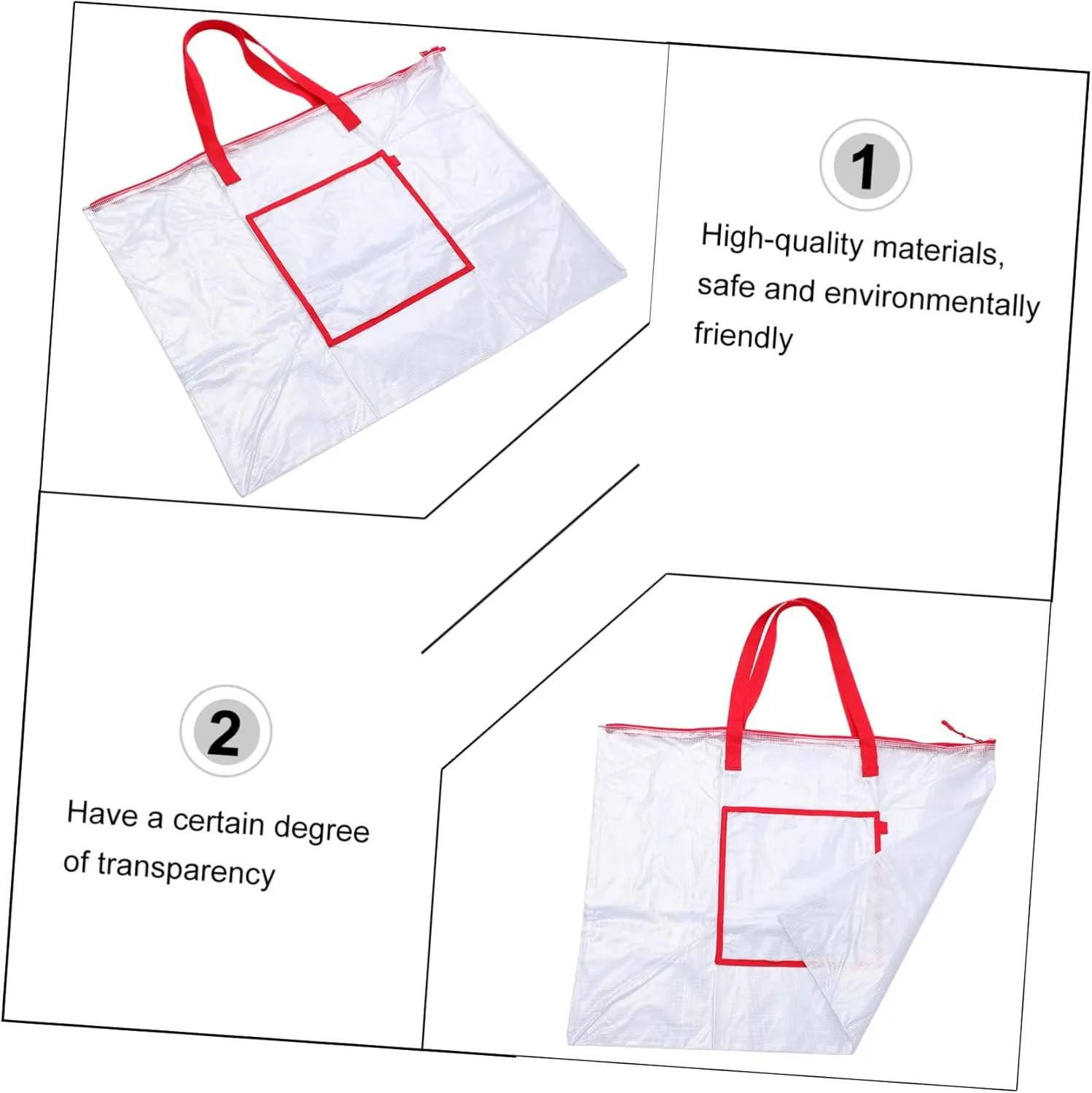 HOMSFOU Bulletin Boards Holder Bag Organizer for Poster Boards Rulers Smooth Carry