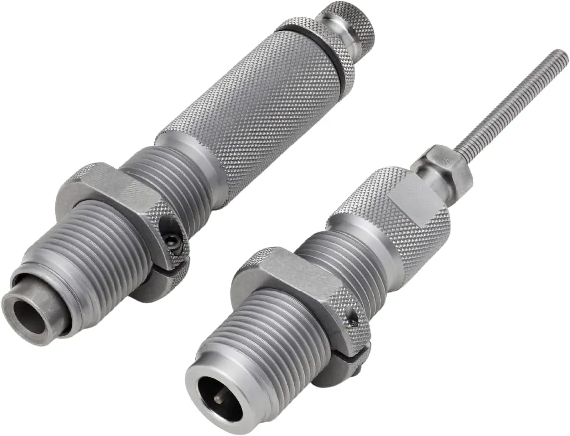 Hornady Custom Grade New Dimension 2-Die Set, 270 Win (.277) (546300) - Caliber Specific Reloading Equipment for Handloaders with Full Length Sizer Die, Seating Die, Sure-Loc Rings, & Storage Box