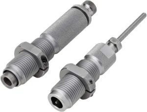 Hornady Custom Grade New Dimension 2-Die Set, 270 Win (.277) (546300) - Caliber Specific Reloading Equipment for Handloaders with Full Length Sizer Die, Seating Die, Sure-Loc Rings, & Storage Box