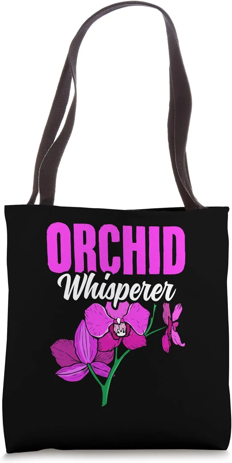 Horticulture Orchid Whisperer Botanical House Plant Tote Bag