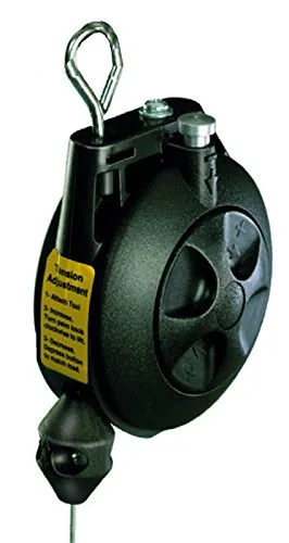 Hubbell Workplace Solutions GR62410005 BD-05 Tool Balancer, Molded ABS Housing, 6' Long Galvanized Steel Aircraft Cable, Min/Max Capacity 3.0-5.0 lb.