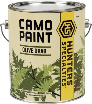 Hunters Specialties Permanent Camo Paint - Oil-Based Camouflage Enamel Paint for Treestands, Decoys, Blinds & Other Hunting Equipment, Gallon Can