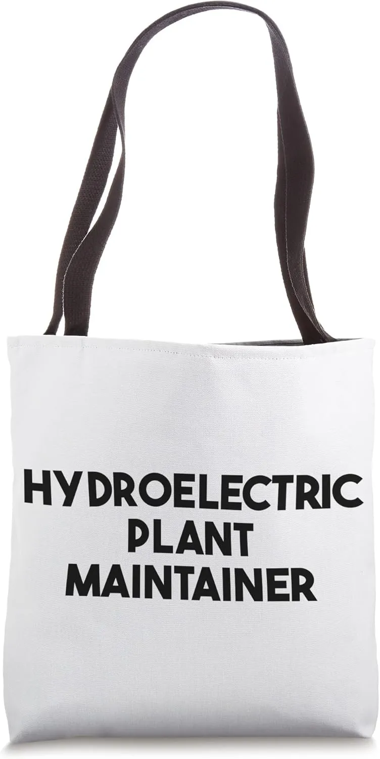 Hydroelectric Plant Maintainer Tote Bag