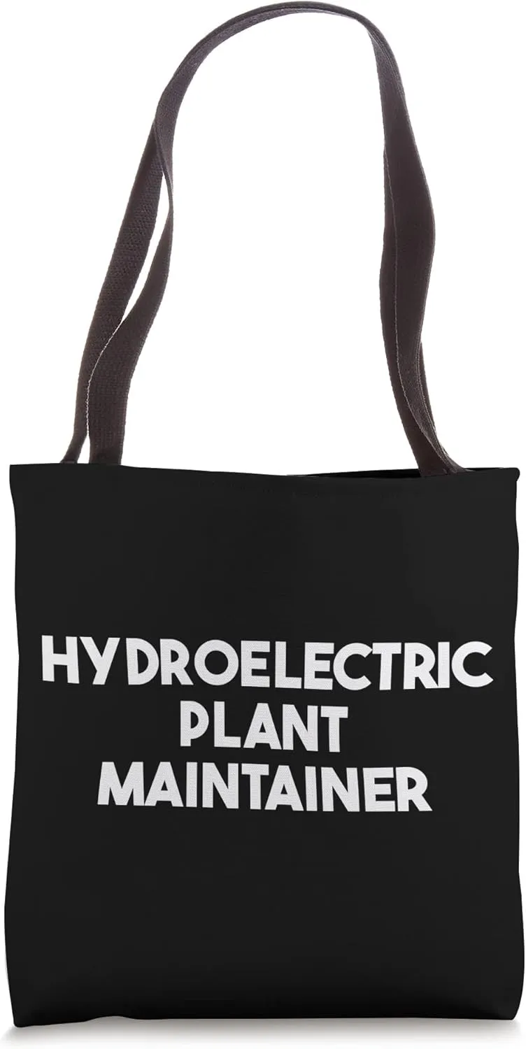 Hydroelectric Plant Maintainer Tote Bag