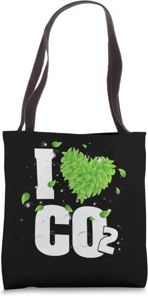 I Love Co2 Plant Breathing Air Carbon Dioxide Tote Bag