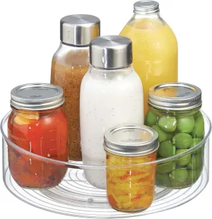 iDesign Fridge/Freeze Binz Turntable, Clear