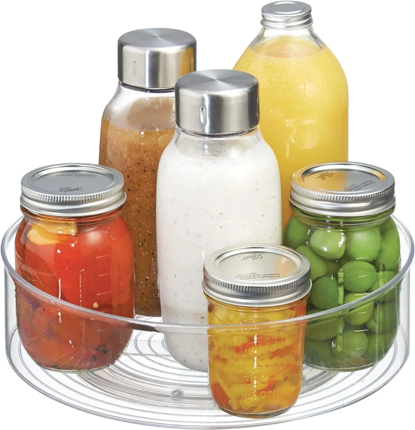 iDesign Fridge/Freeze Binz Turntable, Clear