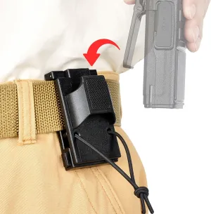 iGuerburn Radio Holster for Duty Belt Accessories for 1.75"/2"/2.25'' Belts, Radio Holder Clip Law Enforcement Police Gear, Walkie Talkie Holder for Motorola BaoFeng Btech Kenwood Midland Radios
