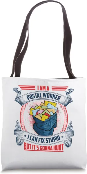 I'm A Postal Worker Mail Postal Delivery Man Postal Carrier Tote Bag