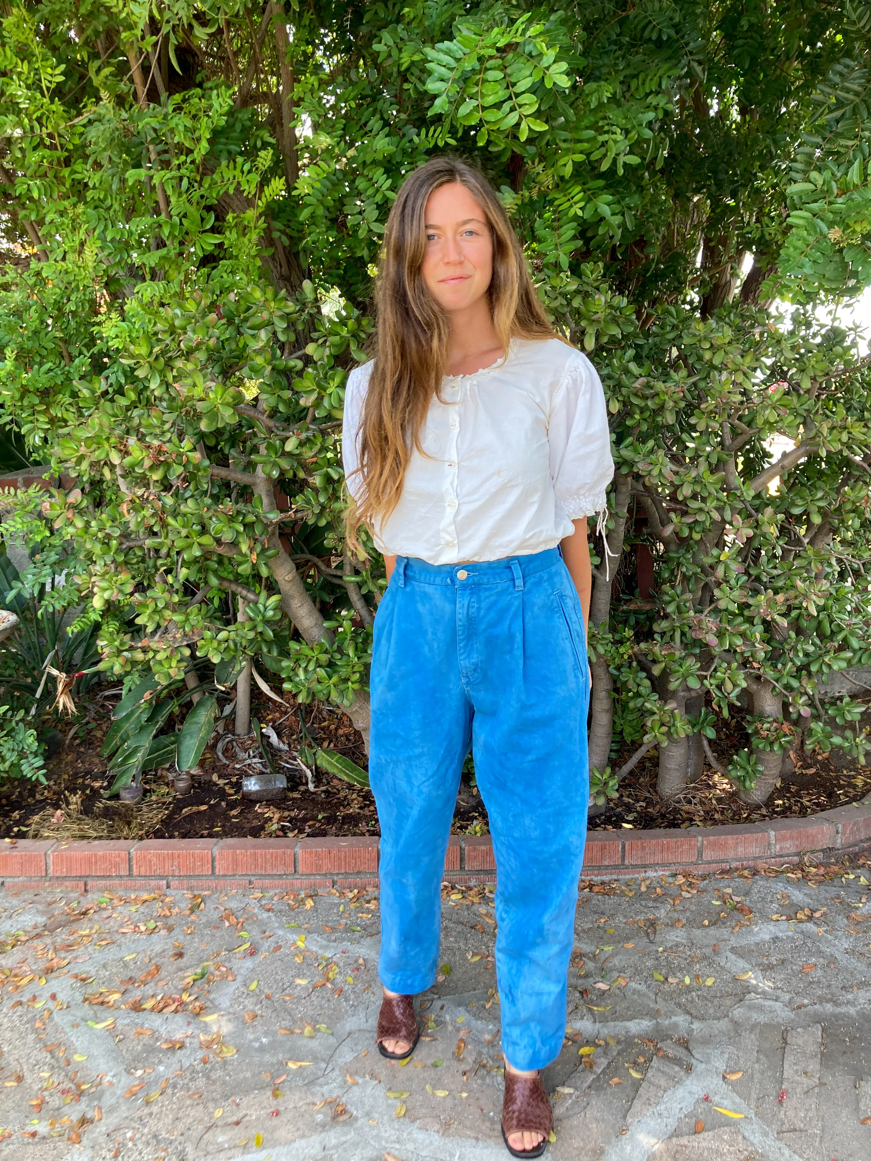 Indigo Canvas Trouser