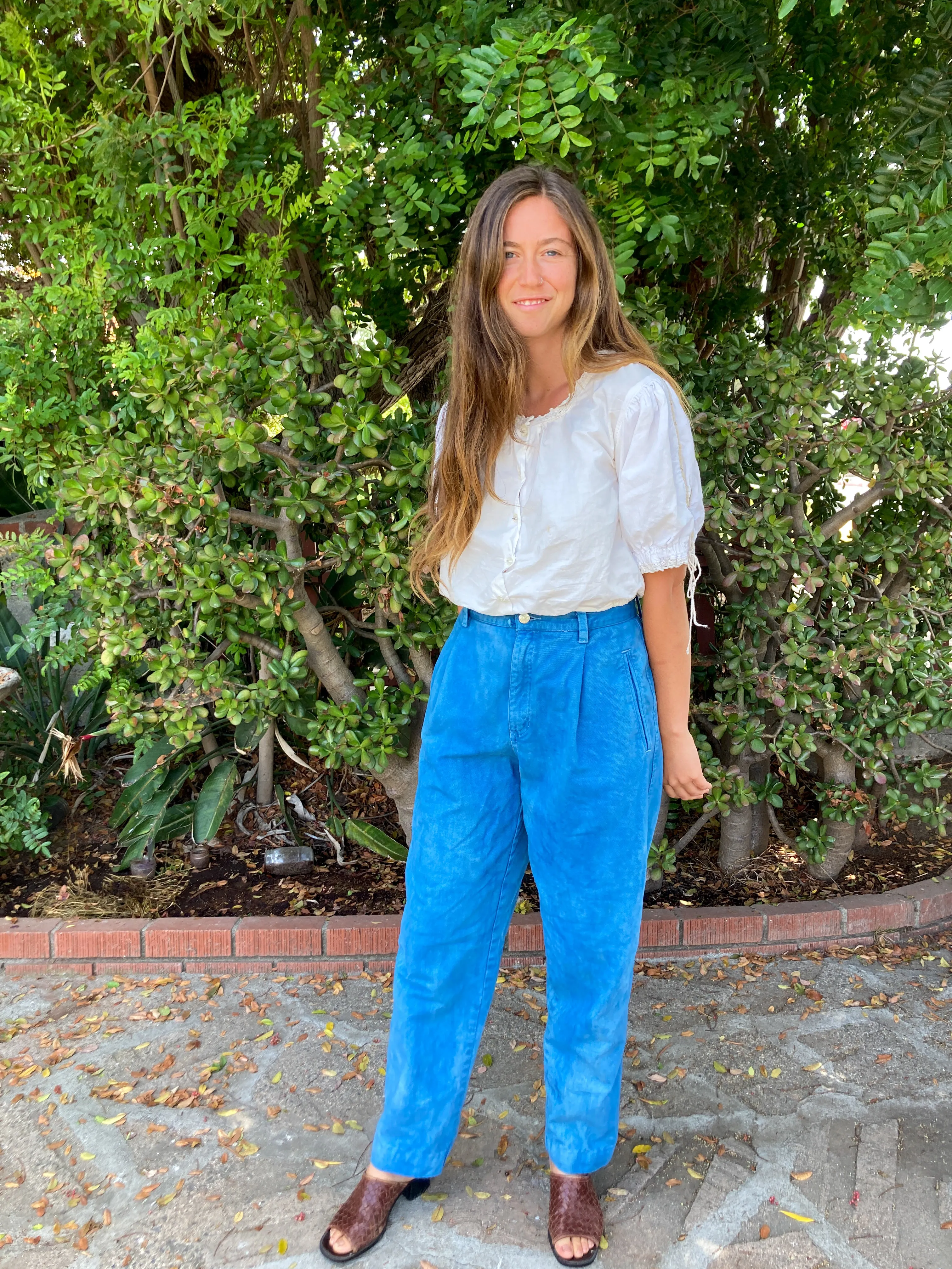 Indigo Canvas Trouser