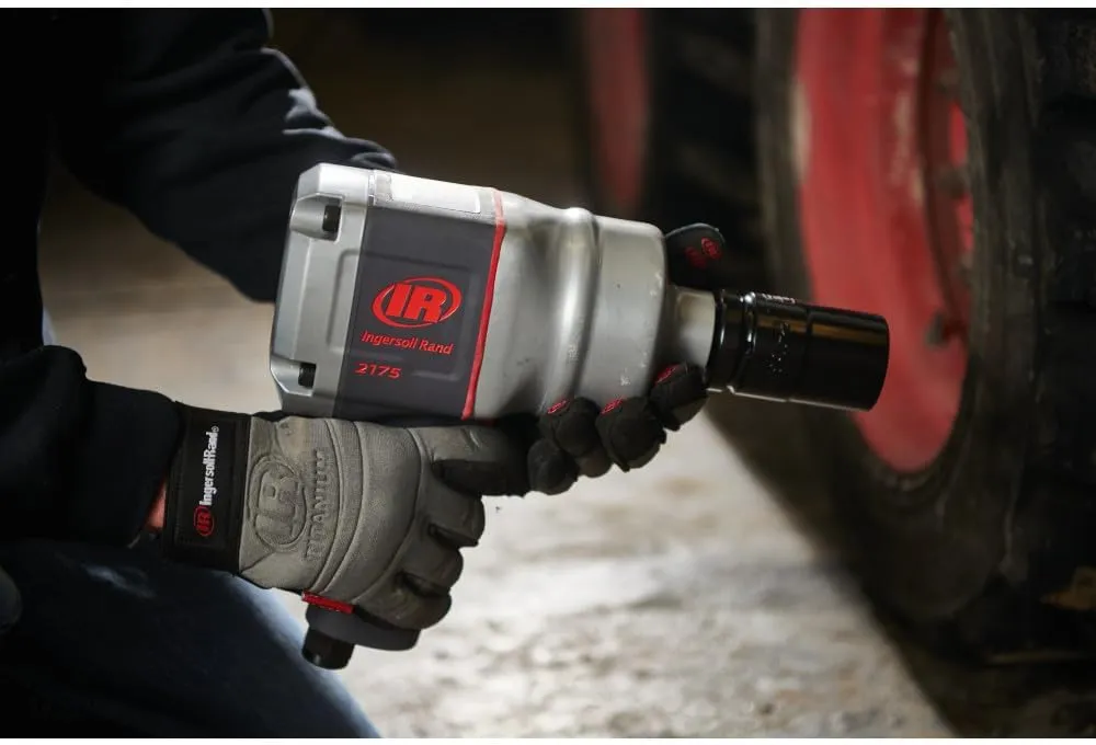 Ingersoll Rand 2175MAX 1" Air Impact Wrench, 2,000 ft-lbs Max Torque, Pistol Grip