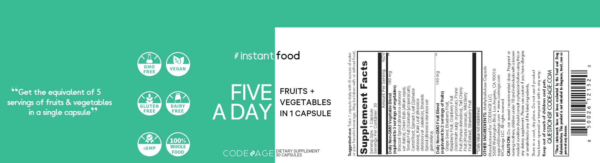 InstantFood Five a Day