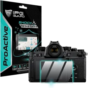 IPG ProActive for Nikon Z f Camera Display (2 Units) 9H Hardness Screen Protector Smooth Glass Touch Ultra Responsive High Clarity Anti Scratch Smudge & Shock Proof Nano Technology Guard (Z f)
