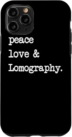 iPhone 11 Pro Peace Love & Lomography | Analog Camera Case