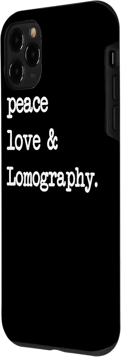 iPhone 11 Pro Peace Love & Lomography | Analog Camera Case