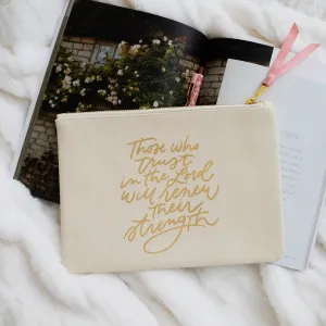 Isaiah 40:31 Accessory Pouch