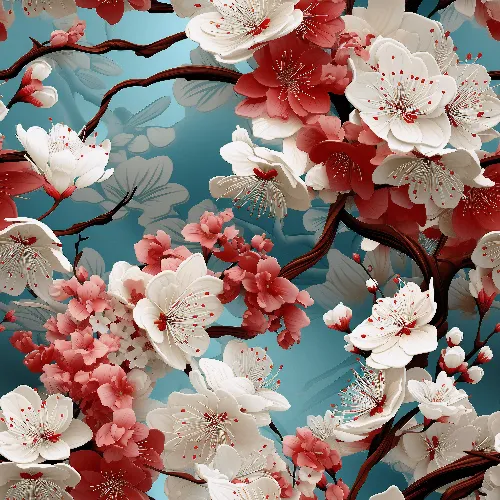 Japanese kimono sakura