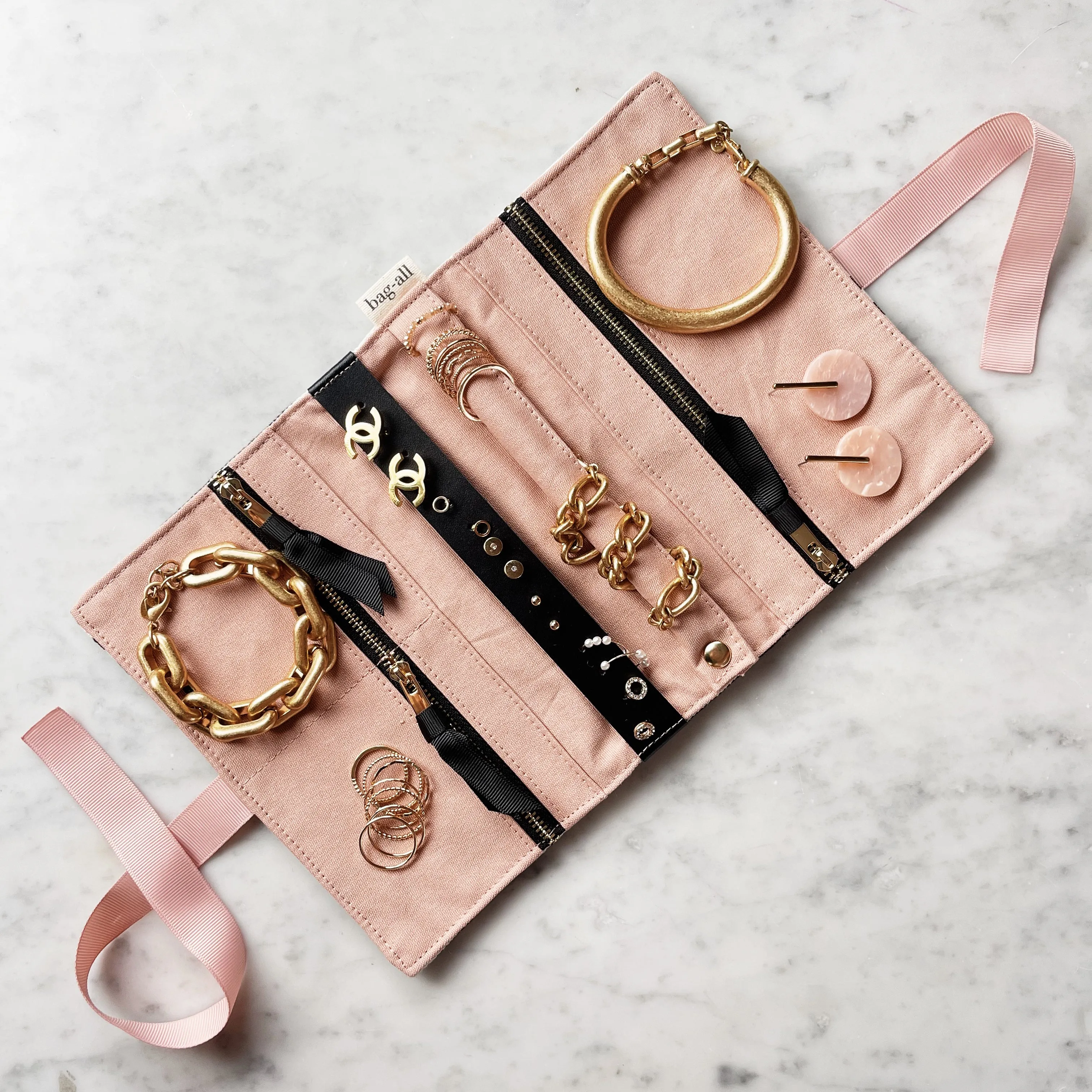 Jewellery Case, Travel, M – Striped