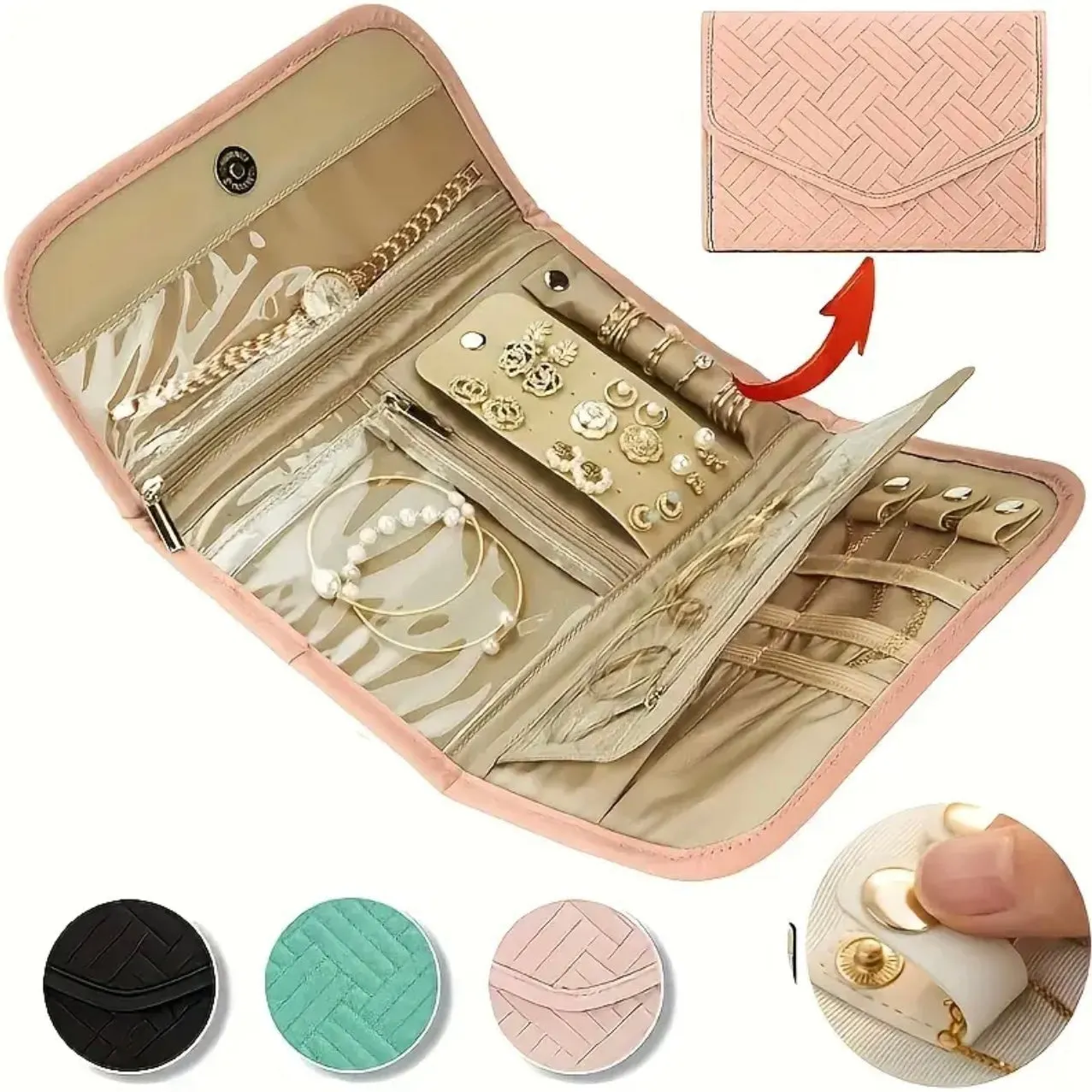 Jewelry Storage Case/Bag Black